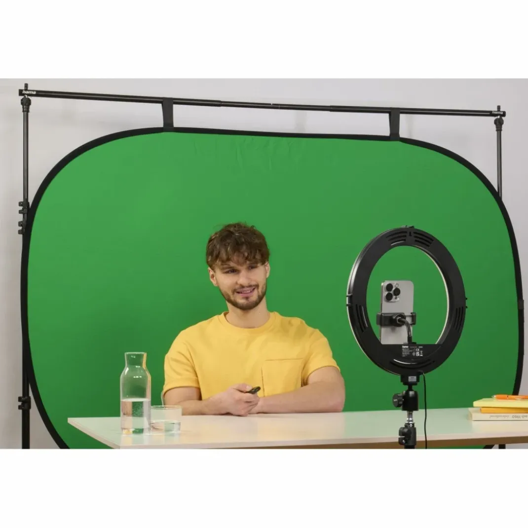 Foto-Hintergrundsystem für Studio und unterwegs, 158-295 cm, ausziehbar
