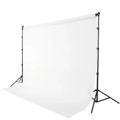 Foto-Hintergrundsystem für Studio und unterwegs, 158-295 cm, ausziehbar
