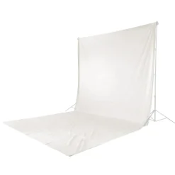 Fotostudio-Hintergrund, Stoff, 2,95 x 6 m, Weiß