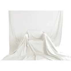 Fotostudio-Hintergrund, Stoff, 2,95 x 6 m, Weiß