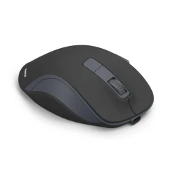 Funkmaus "WM-500", ergonomisch, 6 Tasten, ohne Klickgeräusch, Akku, Schwarz