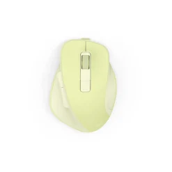 Funkmaus "WM-500", ergonomisch, 6 Tasten, ohne Klickgeräusch, Akku, Grün