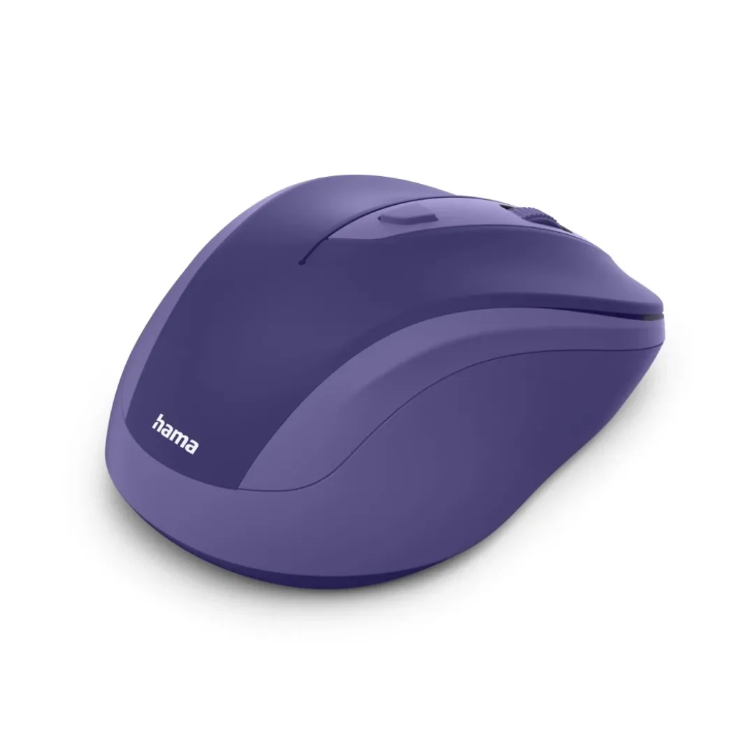 Funkmaus "WM-400", ergonomisch, optisch, 6 Tasten, ohne Klickgeräusch, Blau