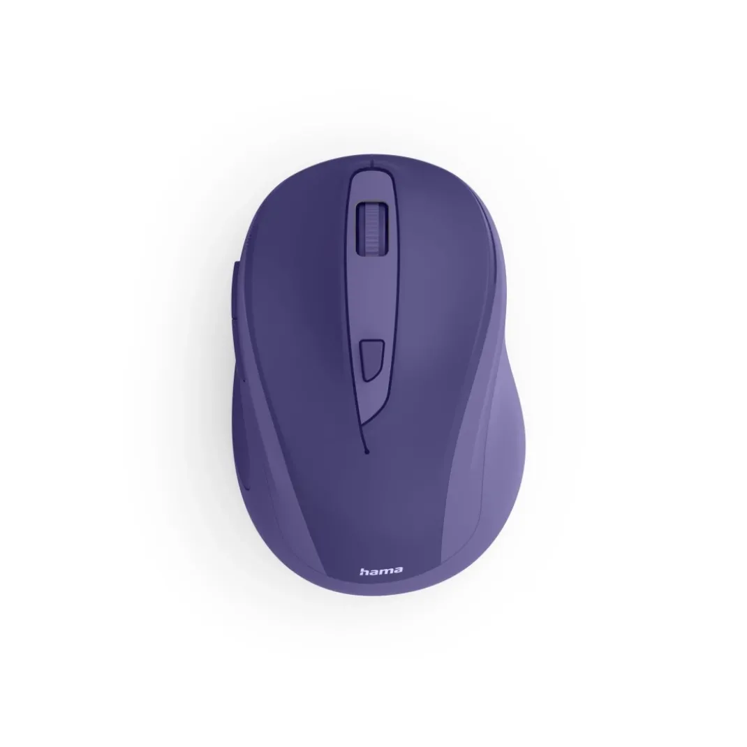 Funkmaus "WM-400", ergonomisch, optisch, 6 Tasten, ohne Klickgeräusch, Blau