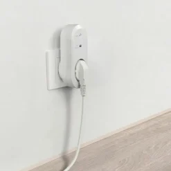 Funksteckdosen 2er-Set, mit Fernbedienung, Schalter, programmierbar, Weiß