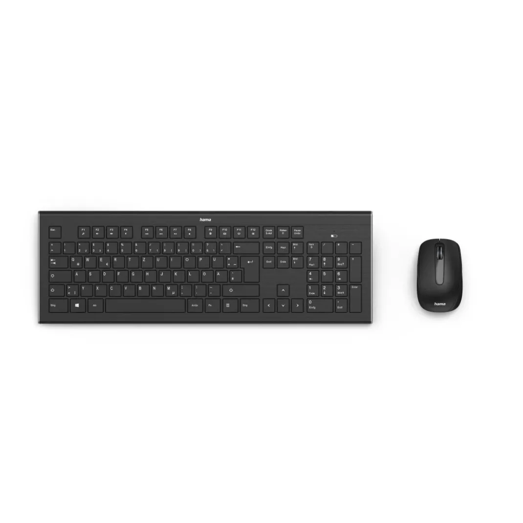 Funktastatur-/Maus-Set "Cortino", Schwarz, QWERTY UA