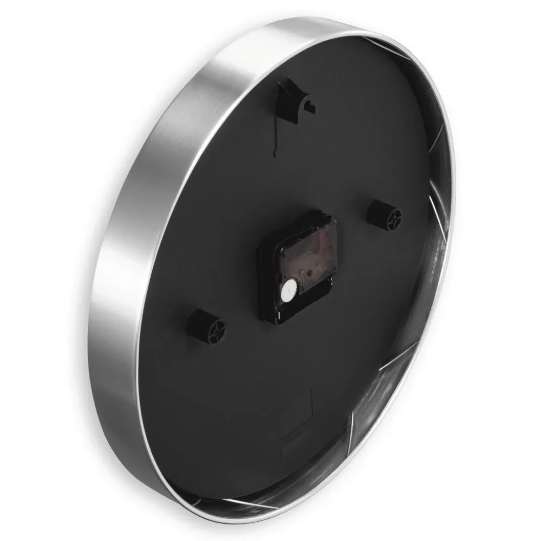 Funkwanduhr "Fidschi", ohne Ticken, Ø 30 cm, Aluminium