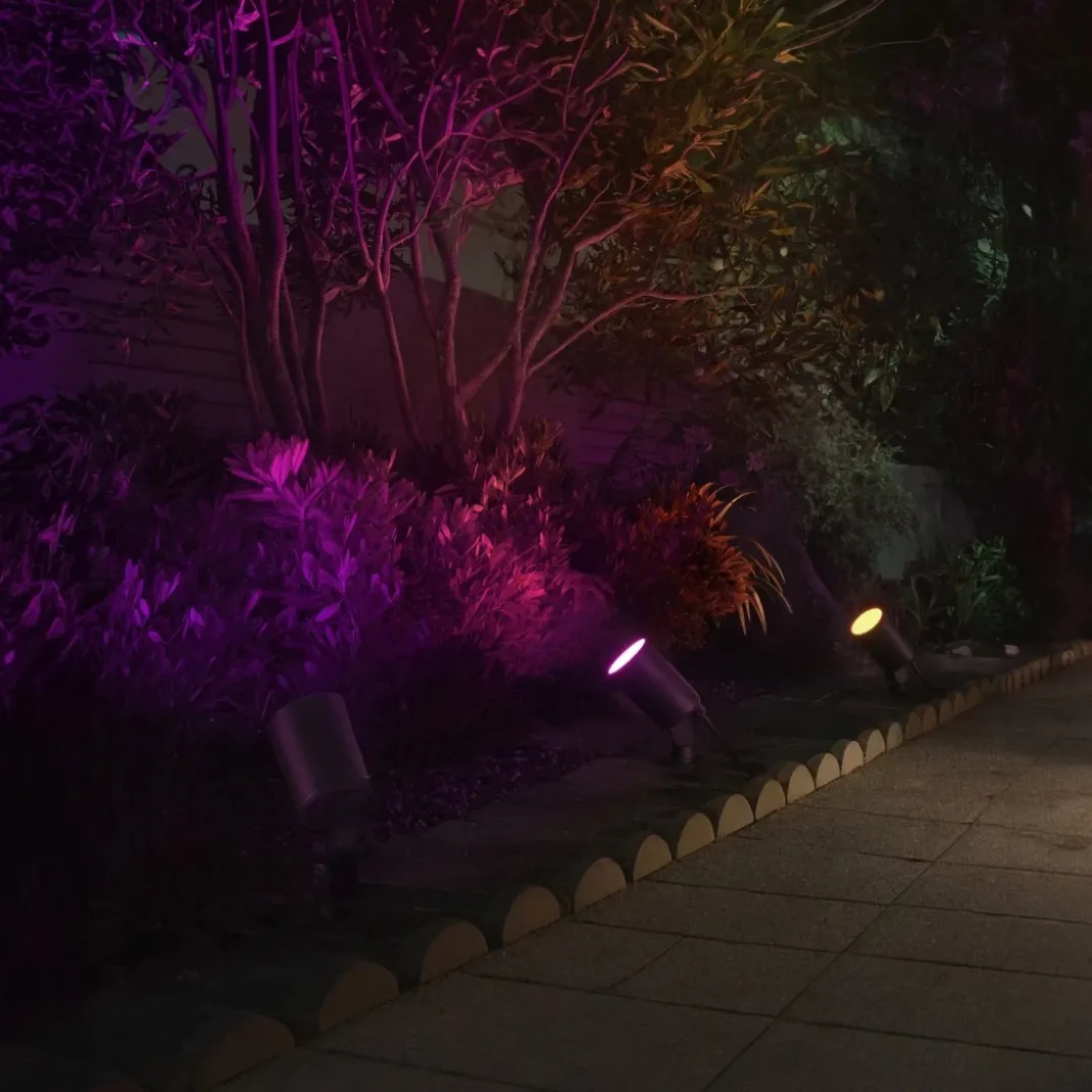 Gartenleuchte WLAN, Erweiterung für Hama Gartenstrahler + Erdspieß, IP65