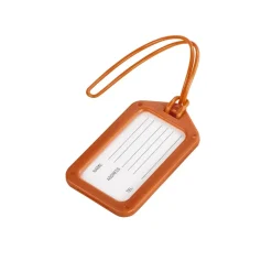 Gepäckanhänger, 9 x 5 cm, 2er-Set, Orange