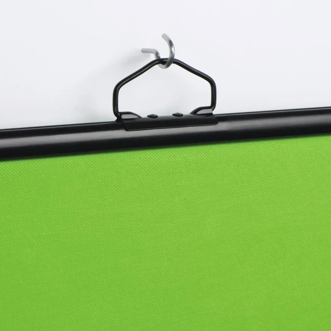 Green Screen Hintergrund mit Stativ, 180 x 180 cm, 2in1