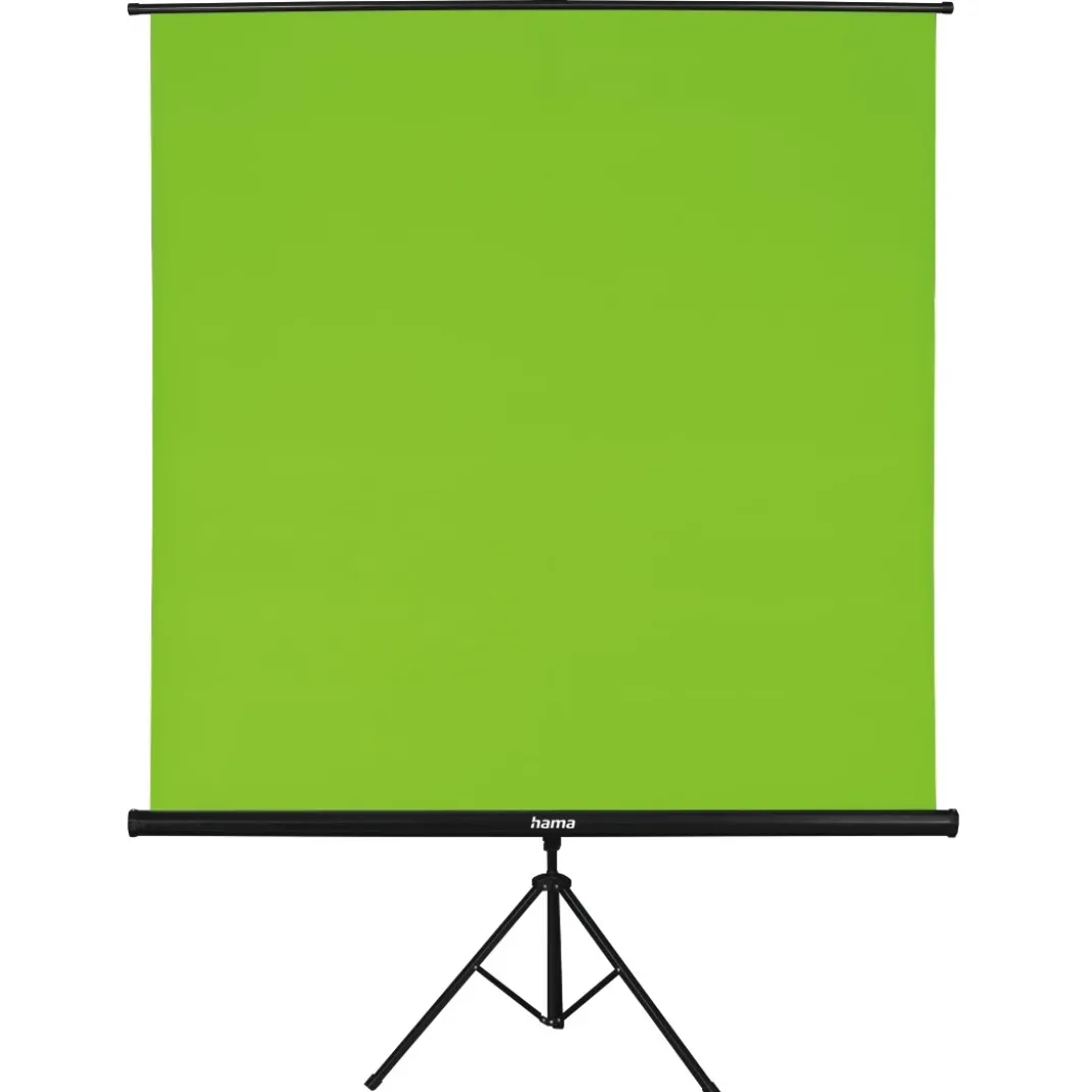 Green Screen Hintergrund mit Stativ, 180 x 180 cm, 2in1