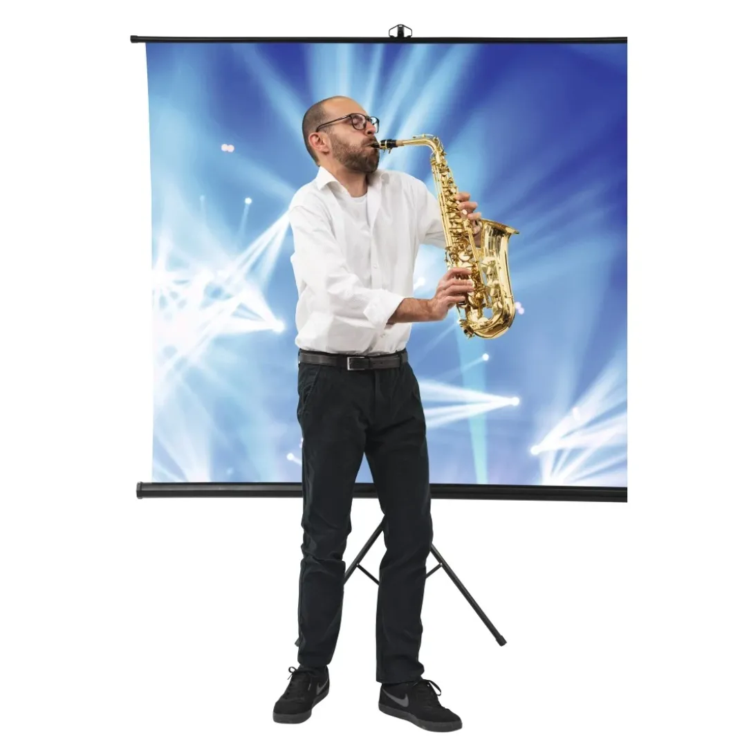 Green Screen Hintergrund mit Stativ, 180 x 180 cm, 2in1