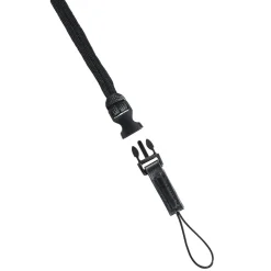 Handschlaufe "Braid 20", Schnellverschluss, Länge 20 cm, Schwarz/Orange