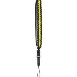 Handschlaufe "Braid 20", Schnellverschluss, Länge 20 cm, Schwarz/Gelb