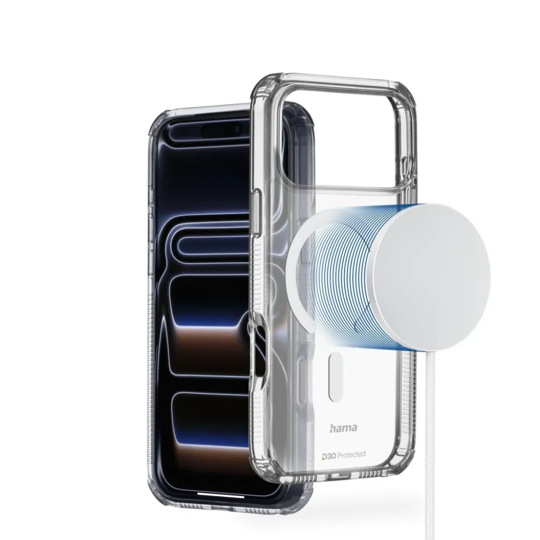 Handyhülle "Extreme Protect" f. iPhone 17 Pro Max, magnetisch, durchsichtig