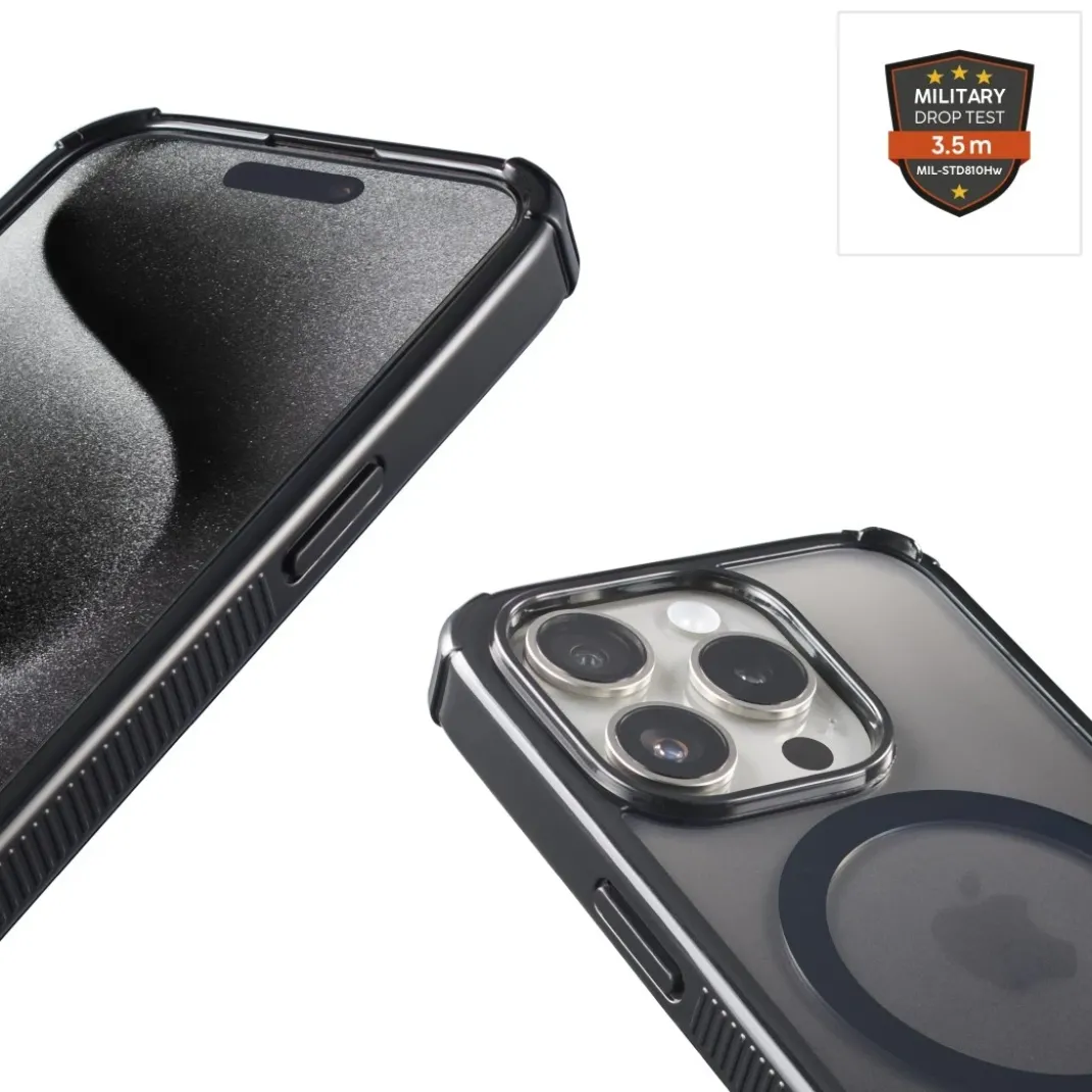 Handyhülle "Extreme Protect" für Apple iPhone 16 Pro, magnetisch, Schwarz