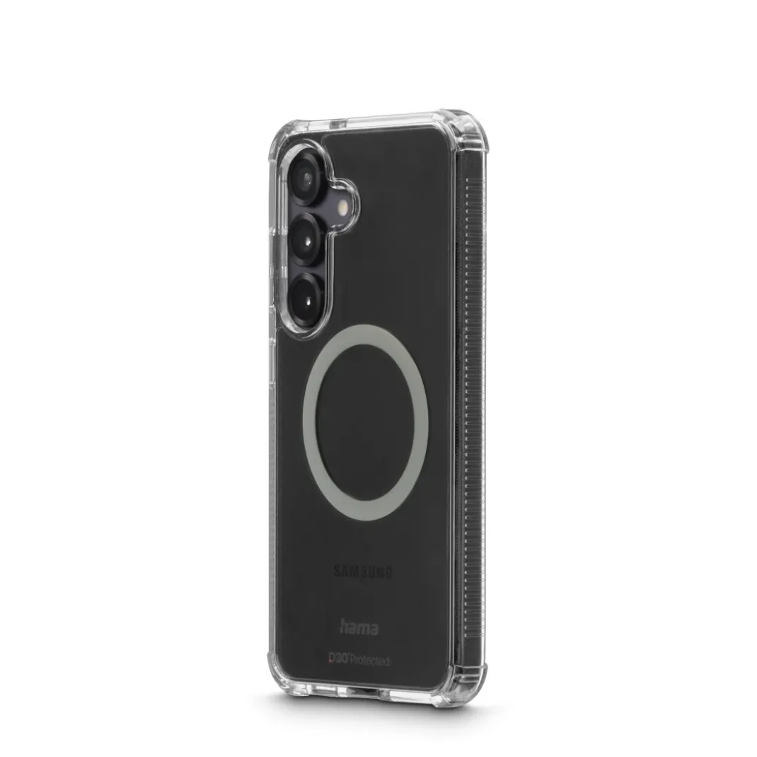 Handyhülle "Extreme Protect" für Galaxy S25, magnetisch, durchsichtig