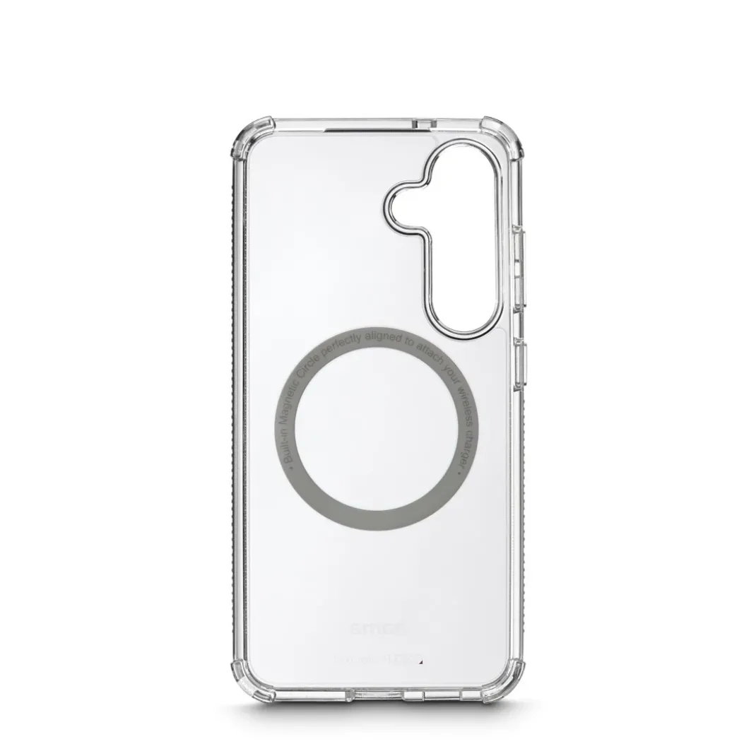 Handyhülle "Extreme Protect" für Galaxy S25, magnetisch, durchsichtig