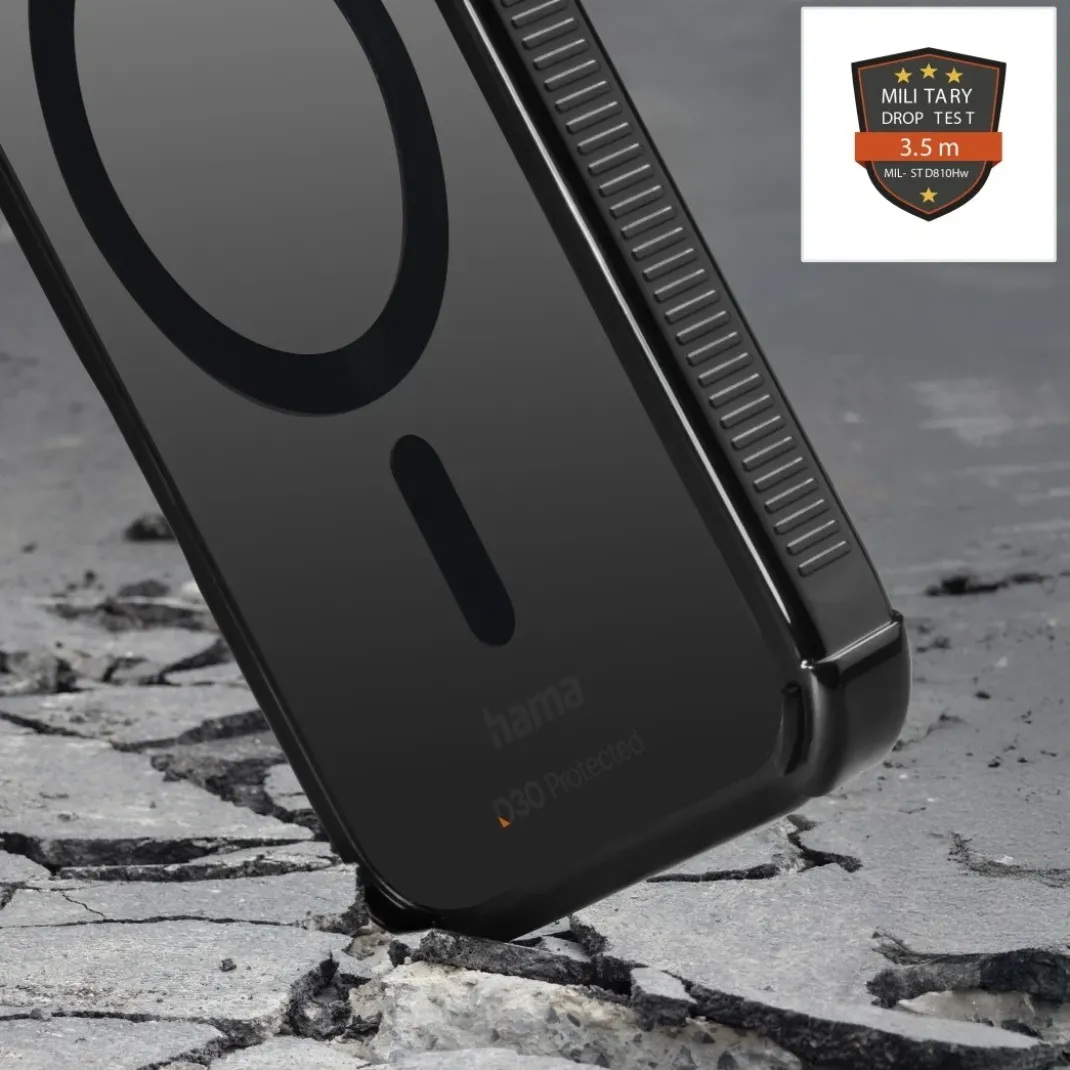 Handyhülle "Extreme Protect" für Apple iPhone 16e/17e, magnetisch, Schwarz