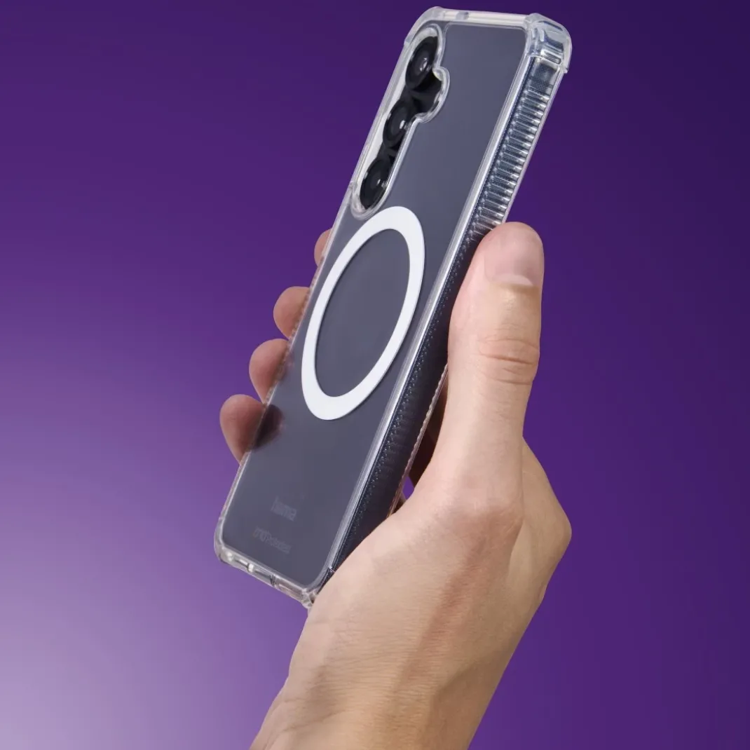 Handyhülle "Extreme Protect" für Galaxy S25 FE, magnetisch, durchsichtig