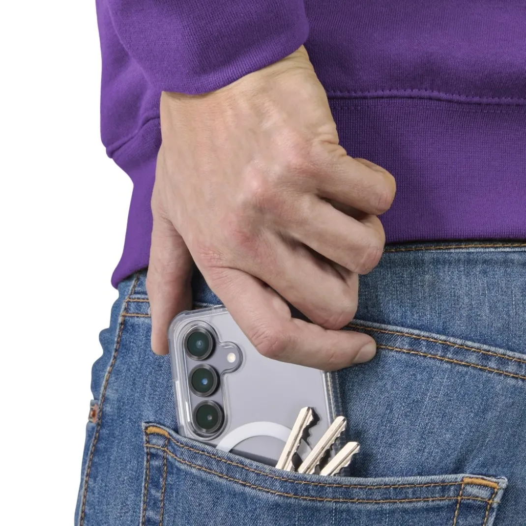 Handyhülle "Extreme Protect" für Galaxy S25 FE, magnetisch, durchsichtig