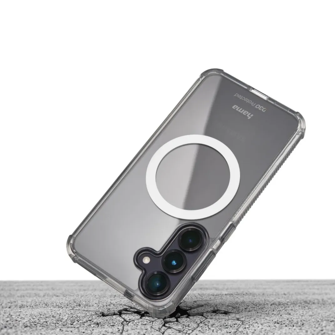 Handyhülle "Extreme Protect" für Galaxy S25+, magnetisch, durchsichtig