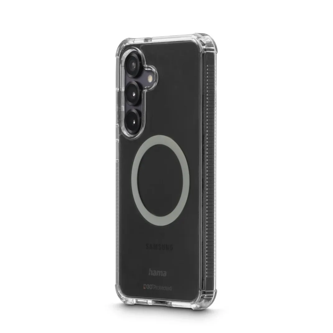 Handyhülle "Extreme Protect" für Galaxy S25+, magnetisch, durchsichtig