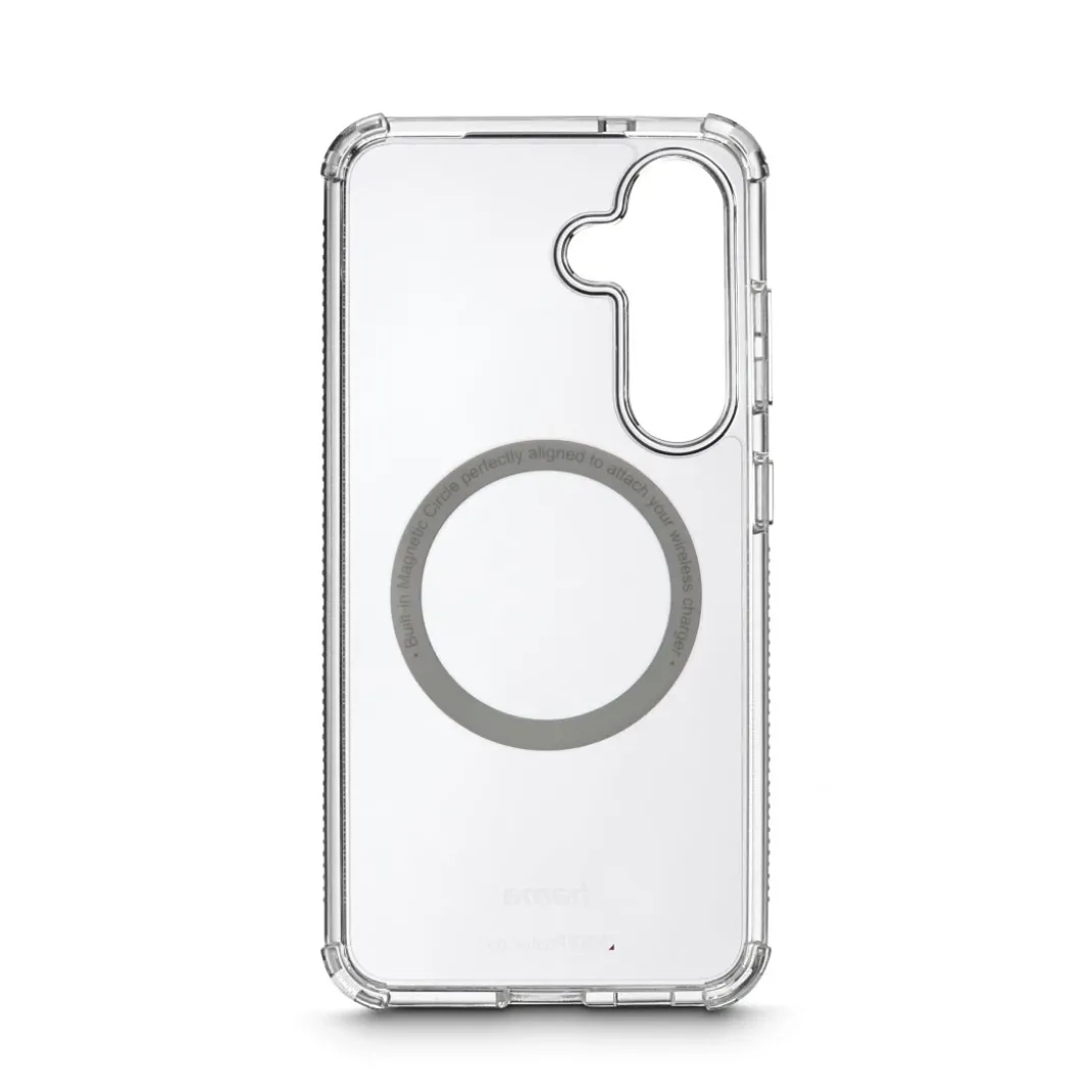 Handyhülle "Extreme Protect" für Galaxy S25+, magnetisch, durchsichtig
