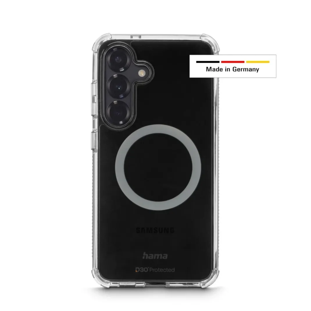 Handyhülle "Extreme Protect" für Galaxy S25+, magnetisch, durchsichtig