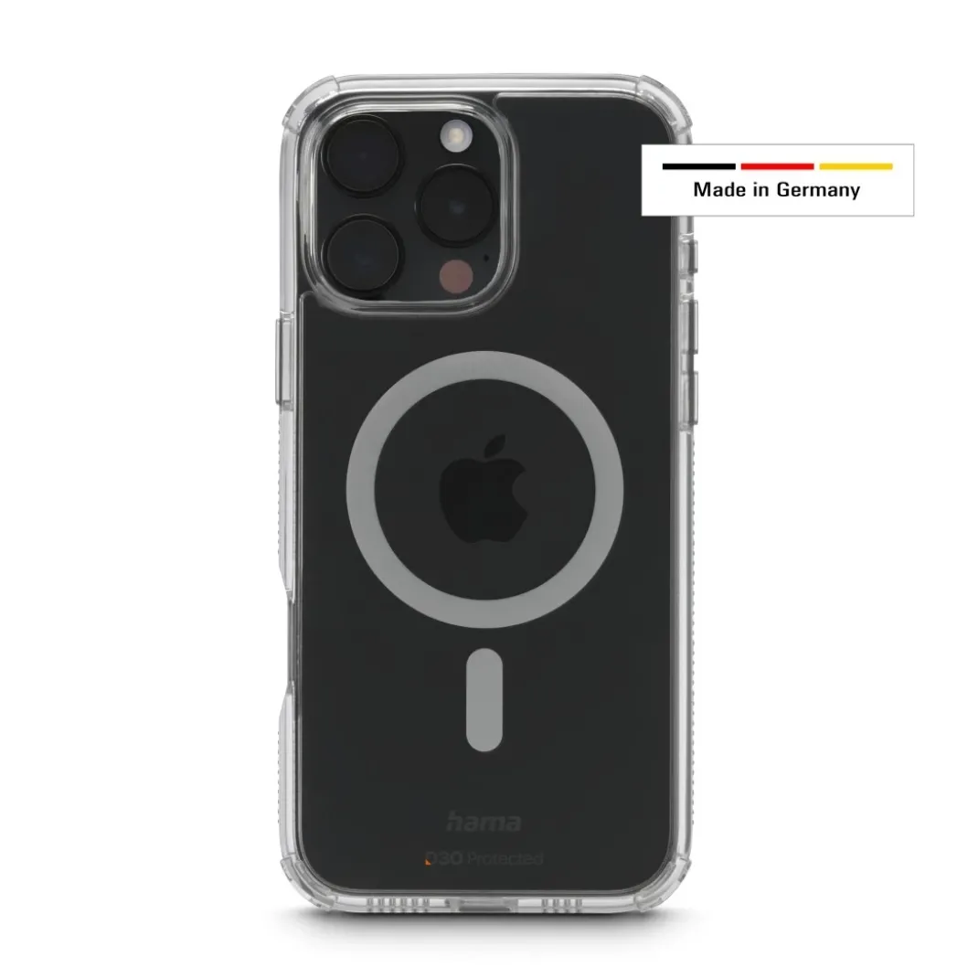Handyhülle "Extreme Protect" f. iPhone 16 Pro Max, magnetisch, durchsichtig