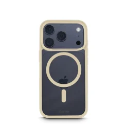 Handyhülle "Frame Protect" f iPhone 17 Pro, magnetisch, durchsichtig, Beige
