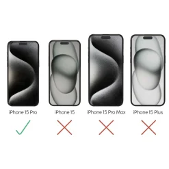 Handy-Schutzglas "Clear Protect" für Apple iPhone 15 Pro, Montagehilfe