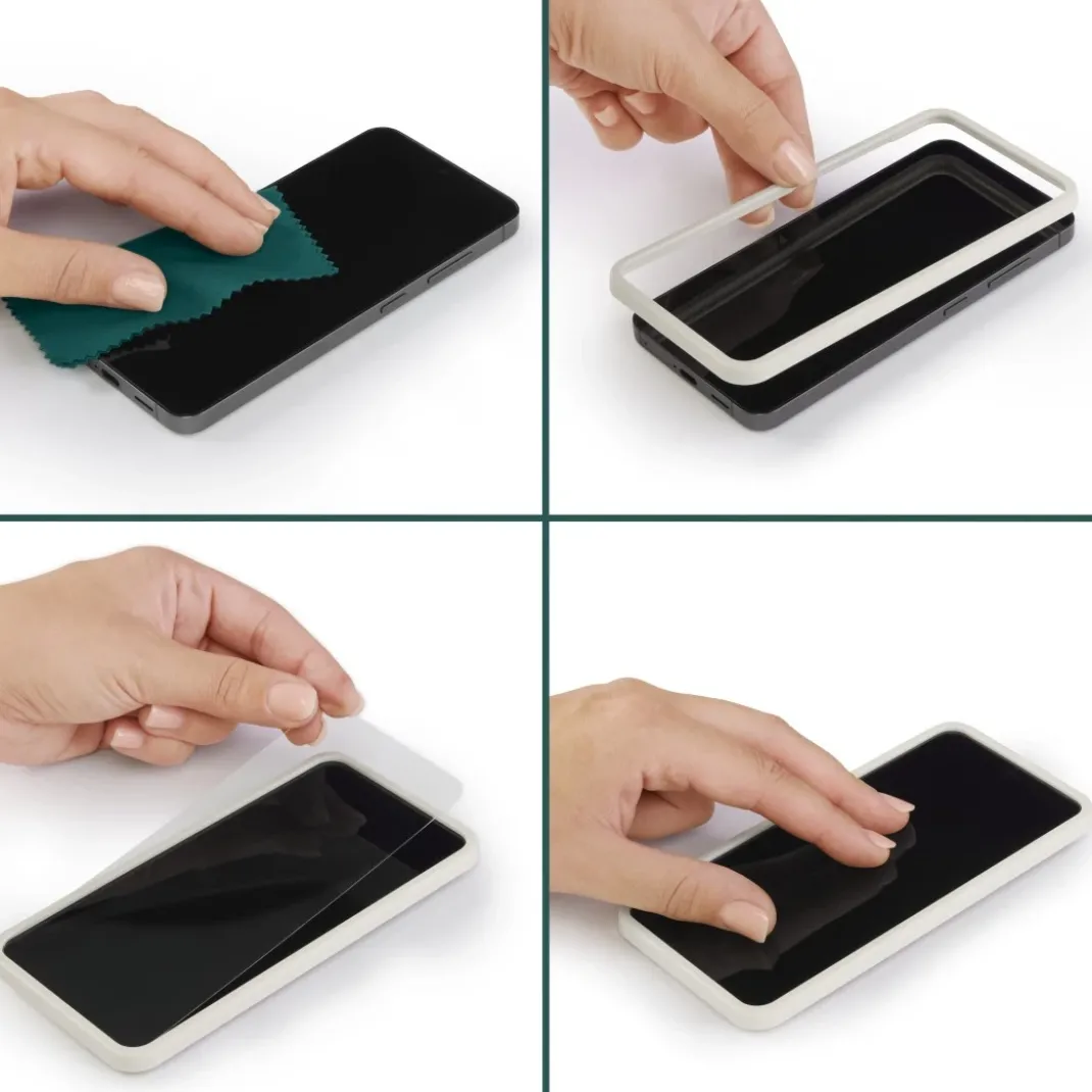 Handy-Schutzglas "Clear Protect" für Samsung Galaxy A37 5G, Montagehilfe