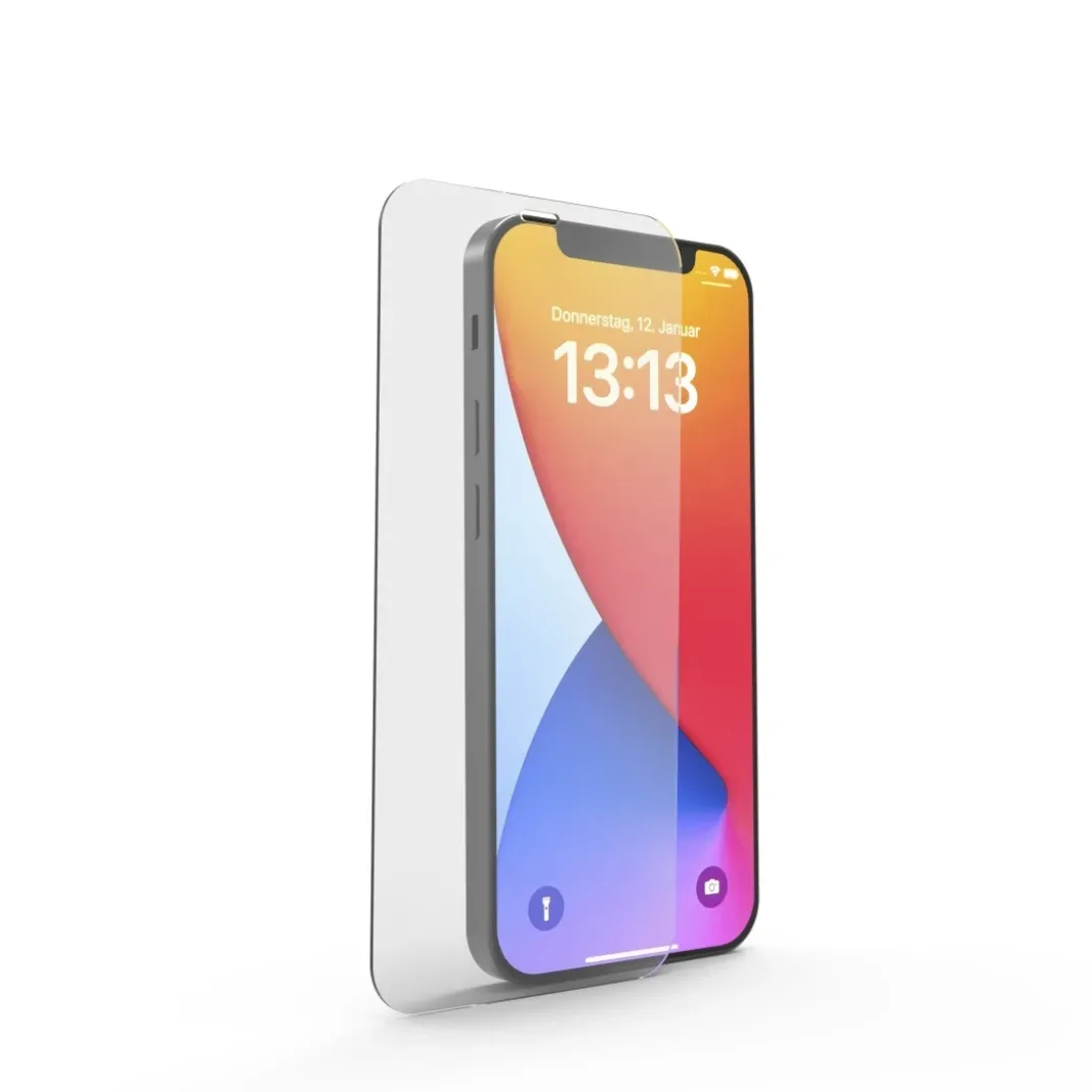 Handy-Schutzglas "Clear Protect" für Apple iPhone 12/12 Pro, Montagehilfe