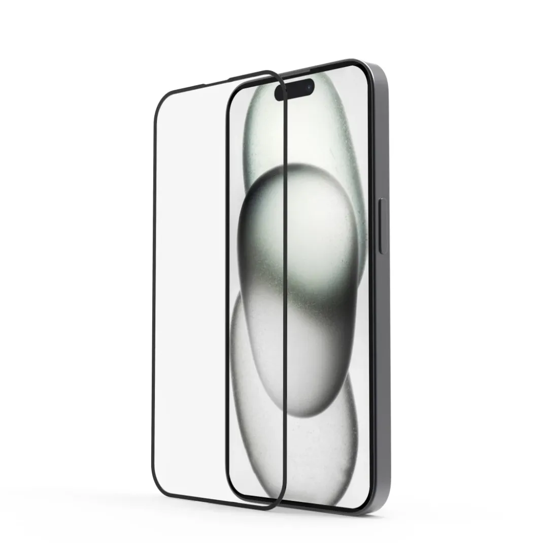 Handy-Schutzglas "Extreme Protect" für Apple iPhone 15 Pro, Montagehilfe