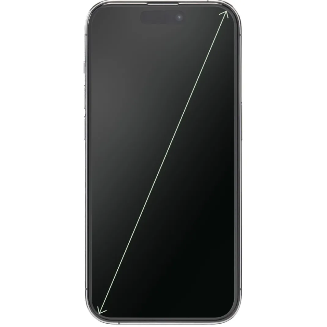 Handy-Schutzglas "Extreme Protect" für Apple iPhone 15 Pro, Montagehilfe