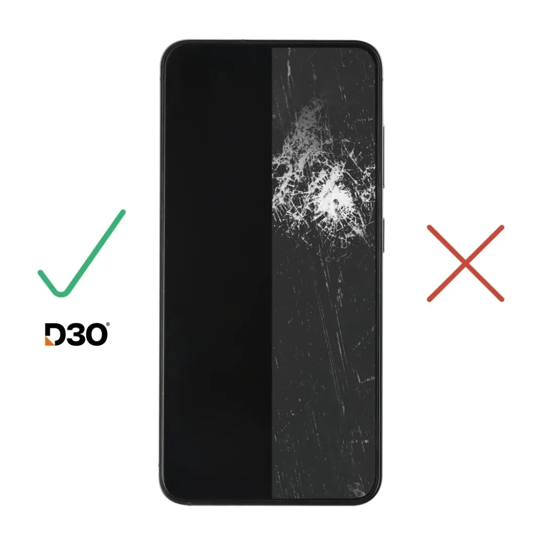 Handy-Schutzglas "Super Hybrid" für Samsung Galaxy A56 5G, Montagehilfe