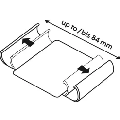 Handytasche, Universal, Eco, für Handygröße 7,5 x 15,3 cm, Braun