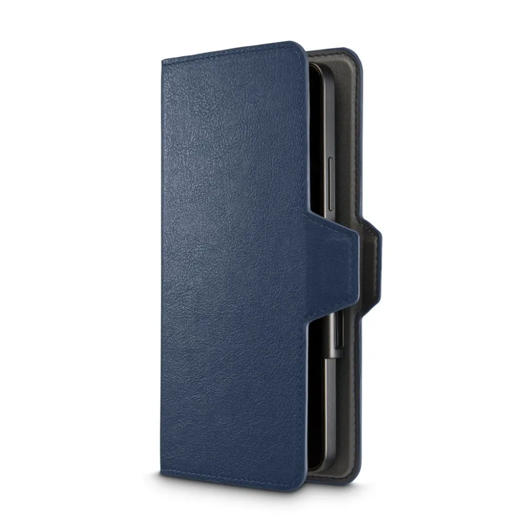 Handytasche, Universal, für Handygröße 7,5 x 15,3 cm, 3 Fächer, Blau