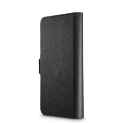 Handytasche, Universal, für Handygröße 7,5 x 15,3 cm, 3 Fächer, Schwarz