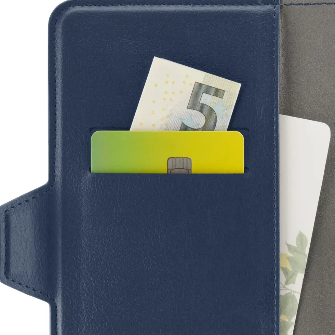 Handytasche, Universal, für Handygröße 8,0 x 17,0 cm, 3 Fächer, Blau
