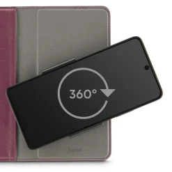 Handytasche, Universal, für Handygröße 8,0 x 17,0 cm, 3 Fächer, Rot