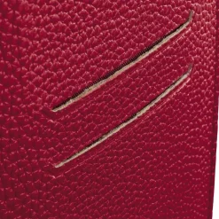 Handytasche, universal, für Handys mit 16,0 x 8,9 x 1,2 cm, Kunstleder, Rot