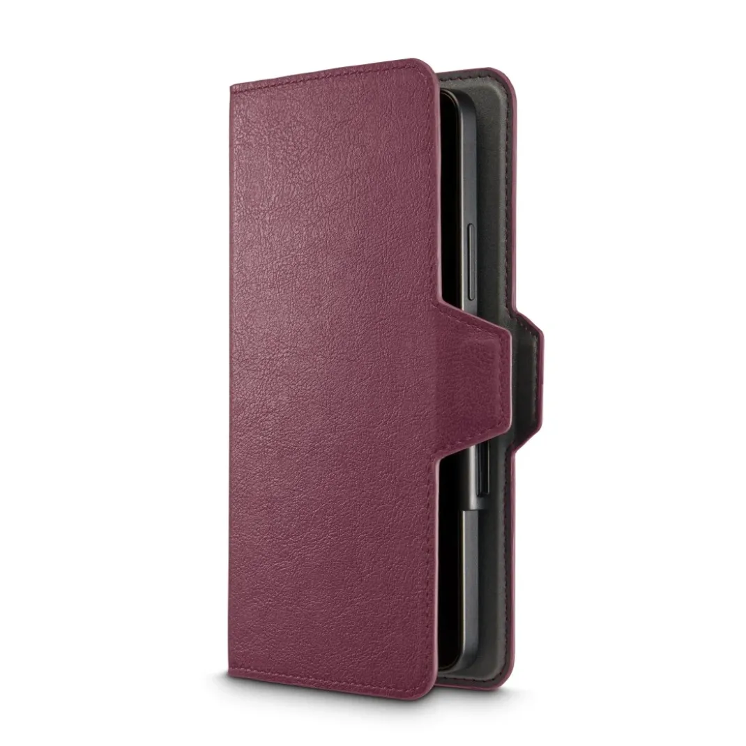 Handytasche, Universal, für Handygröße 7,5 x 15,3 cm, 3 Fächer, Rot