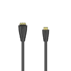 HDMI™-Kabeladapter, Typ-C (Mini)-Stecker - Typ-A-Kupplung, vergoldet
