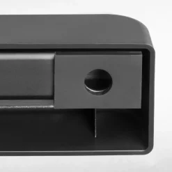 Höhenverstellbarer Schreibtischaufsatz, 80 x 40 cm, Schwarz