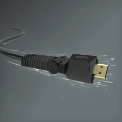 High Speed HDMI™-Kabel, St.- St., Rotation, vergoldet, Ethernet, 1,5 m