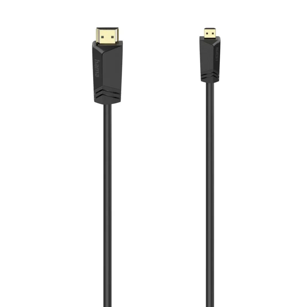 High Speed HDMI™-Kabel Stecker Typ A - Stecker Typ D (Micro), Ethernet, 2 m