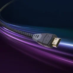 High Speed HDMI™-Kabel, St.-St., 8K, Ethernet, Gewebe, vergoldet, 1,5 m