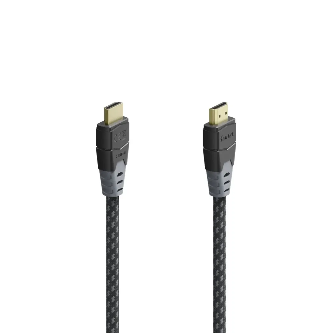 High Speed HDMI™-Kabel, St.-St., 8K, Ethernet, Gewebe, vergoldet, 1,5 m